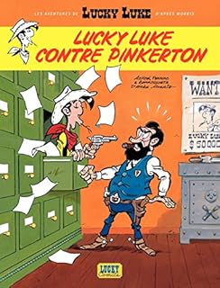 jaquette livre Aventures de Lucky Luke d'après Morris (Les) - tome 4 - Lucky Luke contre Pinkerton (4)