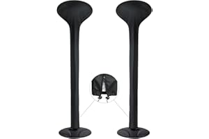 DUDSOEHO Electric Patio Heater Cover Waterproof 2 Pack, Outdoor Heater Cover 500D Full Covered Weather Resistant Zipper and Adjustable Drawstring Windproof 180X65CM