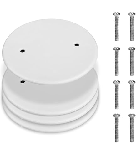 Plate Cover 2pcs CP3540 Ceiling Cover Plate, Plastic Round Electrical ...