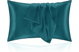 HOMEBLISS Poszewka na poduszkę 50 x 90 cm satynowa poszewka na poduszkę - Jedwabista poszewka na poduszkę chroni skórę i włosy - OEKO-TEX - Super miękka i hipoalergiczna - 2-częściowa poszewka na poduszkę z