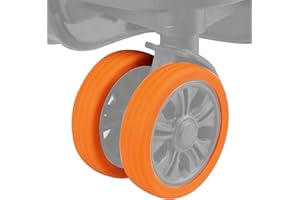 ZhaoCo Lot de 8 housses de roues de bagage à main pour la plupart des roues à 8 roulettes pivotantes