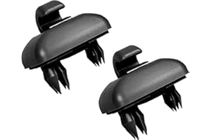 ‎SHKALACAR Shkalacar Auto Sonnenblende Haken 2 Stück, Auto Sonnenblende Clip Haken, Haken für Sonnenblenden Kompatibel mit Audi A1 A3 A4 A5 Q3 Q5 (8E0 857 562) A7 B6 B7 B8 S4 S5, Schwarz
