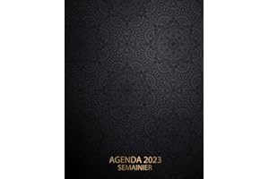 Agenda 2023 semainier: Grand format A4 | Planificateur professionnel | 1 semaine sur 2 pages (janvier à décembre 2023) | avec horaires 7h à 21h du ... PLANIVI | style épuré | couverture mandala