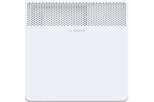 Bosch Thermotechnik HC 4000-10 Per Circa m² con 1000 W con regolatore elettronico, Display LED, Programma settimanale, 5 Anni di Garanzia del Prodotto, Bianco, für ca. 10 m2