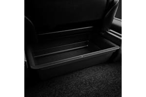Spigen Tesla Model Y (2021-2022) Boîte de Rangement Sous Siège Organisateur, Plateau Caché pour Model Y Accessoires - Édition Carbone
