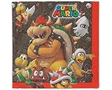 Attraktives Design amscan 511554 33 cm Super Mario Servietten