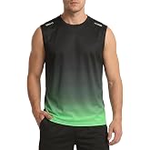 Donason Men's Sports Tank Top for Training | Bodybuilding Tank Tops with Reflective Band, Breathable and Quick Drying Fabric