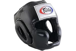 Fairtex Kopfschutz, HG3, schwarz, Head Guard, MMA Muay Thai Protector, Thaiboxen