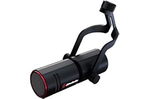 AVerMedia Live Streamer MIC 330 - Microfono dinamico XLR per Content Creator - Adatto per streaming live e podcast (AM330) nero, 56 x 167 mm