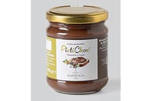 Agrisicilia Pistichoc crema spalmabile di pistacchio e cacao base al pistacchio ideale per colazione e merenda vasetto da 240 grammi