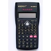 KEENLY Bilimsel Hesap Makinesi, KK-82MS-Q, Siyah, Trigonometrik ve Logaritmik Fonksiyonlar
