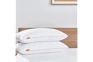 ‎SWEETNIGHT Sweetnight Kopfkissen 40x80 Kissen 2er set Seitenschläferkissen Weich & Nackenstützend Pillow 800g Polyesterholfaser Kissenfüllungen Waschbar mit Reißverschluss (Doppelpack 40 x 80 cm)
