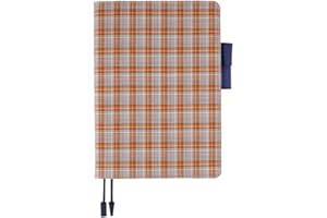 Hobonichi Techo Cousin Cover [A5 Cover Only] Shirt Fabric: Brownie Plaid
