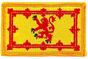 Akachafactory Patch écusson brodé Drapeau Ecosse Royal Ecossais Flag thermocollant Backpack