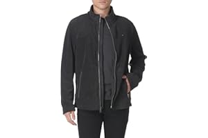 Tommy Hilfiger Męska klasyczna kurtka polarowa z zamkiem błyskawicznym