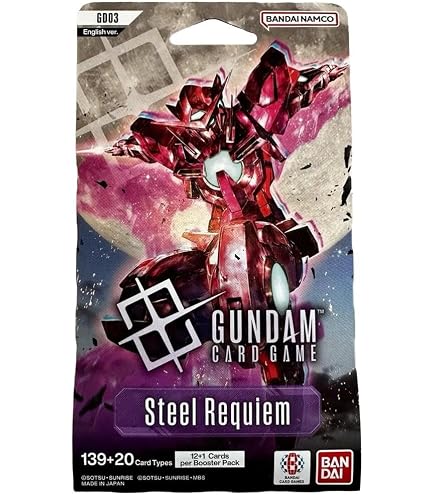 Gundam Card Game Booster Box - Steel Requiem (GD03) - 24 Packs