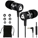 KLIM Fusion Auricolari con Microfono + Audio di Alta qualità + Cuffie di Lunga Durata con Memory Foam + Garanzia 5 Anni - Jac