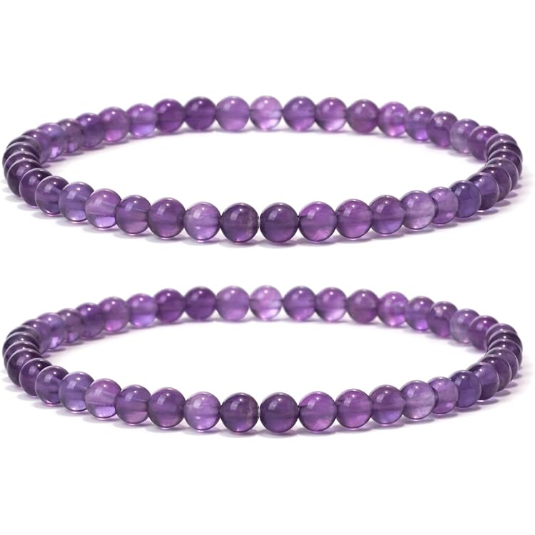 Bracciale in opale giallo da 6 mm, bracciale con pietre preziose naturali, bracciale da uomo e da donna, bracciale con perline, bracciale fatto a mano + sacchetto regalo - Italia