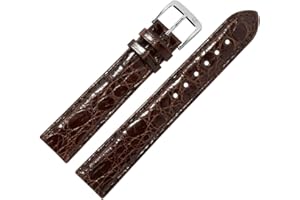 MARBURGER Uhrenarmband 18mm Leder Kroko - Werkzeug Montage Set 81318