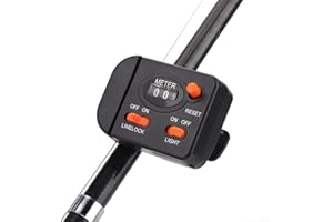 VGEBY1 Angelschnuraufroller 99m Digital Diaplay Aufsteckrute Angelschnurzähler