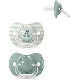 Suavinex, Pack of 2 Pacifiers for Babies +18 Months, with Physiological Silicone Teat SX Pro Symmetrical, Flat and Flexible,