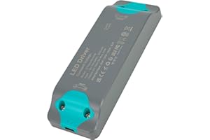 DUSKTEC Transformator LED 230 V na 12 V DC, zasilacz LED 5 A 60 W, sterownik LED 12 V DC, zasilanie 12 V Power Supply LED Driver napięcie stałe bez minimalnego obciążenia dla niskonapięciowych LED