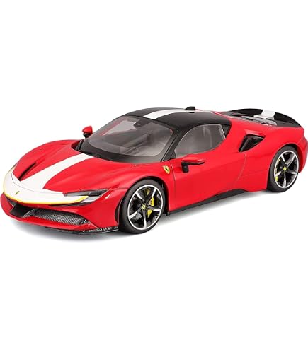 Bburago Ferrari SF90 XX Stradale 1/18 – Modèle Métal Très Détaillé – Officiel – Collection