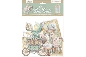 Stamperia International DFLDCP06 Clear Die Cuts - Sleeping Beauty Transparent Cutting Dies - Sleeping Beauty, Various, Bag of