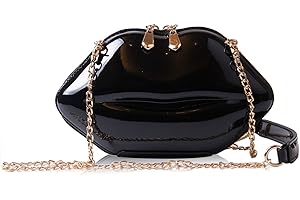 EVEOUT Bolsos bandolera Champiñón para mujer niña Linda Bolsa de hombro Bolso divertido monedero con cadena