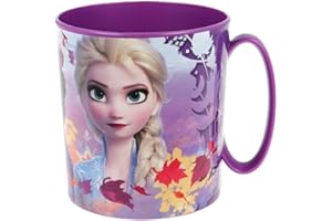 Theonoi Plastic Cup/Cup 350 ml Selectable: Minnie - Princess - Frozen - PawPatrol / Mug with Plastic Handle Made of BPA-Free Microwave Suitable / Girls Gift (Frozen II)