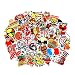 Produktbild baybuyrandom Cool Aufkleber 100/Pack Vielzahl Vinyl Auto Aufkleber Motorrad Fahrrad Gepäck Aufkleber Graffiti Patches Skateboard Aufkleber für Laptop Aufkleber