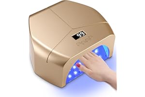 jutyum 298W UV Lampe für Gelnägel, UV nagellampe, Nagel Lampe mit 4 Timern, LCD-Display, Sensor, Abnehmbarer Basis, Nageltrockner, UV Lampe für Shellac Nägel