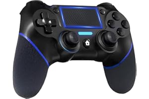 RCCBOOST REKBOO Mando inalámbrico para PS4, Joystick Gamepad para PS4/Slim/Pro con Doble Motor de Vibración | Batería 600mah | Panel Táctil | Altavoz Audio Jack 3.5mm