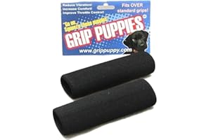 Sportouring Grip Puppy Comfort Grips For Motorcycle, Foam, Black
