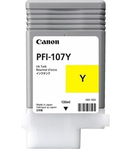 Cartouche Encre Canon PFi107BK Noire – Originale Neuve – IPF670, IPF780
