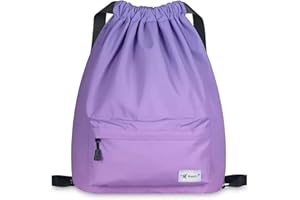 Risefit Waterproof Swimming Bags Drawstring Gym Bags PE Bags String Backpacks for Adults, Kids