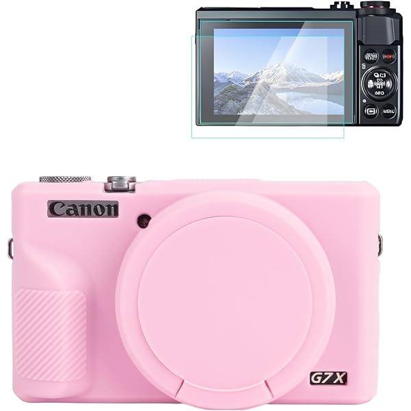 G7X Mark II-hoes, zachte siliconen beschermhoes, ultradun, lichtgewicht