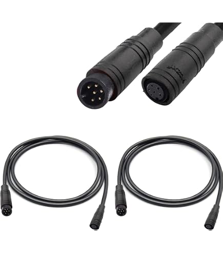 Connecteur 9 Broches Pour Vélo électrique – Câble Moteur Mâle 55 Cm, 12-72 V, Compatible Moteur à Engrenages Sans Balais – EMagTech