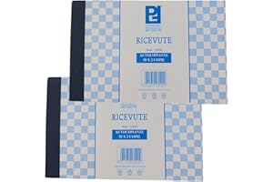 GUTE LINES 2 Blocchi Ricevute Generiche, Bollettari Quietanze Pagamenti Generici, Libretti Blocchetti Pagamenti, 50 Moduli Autocopianti, Quick Grafiche