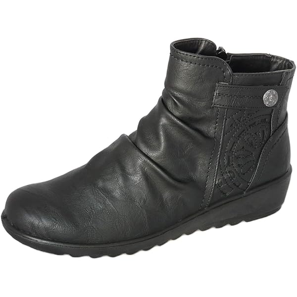 Stunahome Orthopedic Women Arch Support Warm Suede Ankle Boots