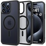 Spigen Cover per iPhone 15 Pro Max, Ultra Hybrid MagFit, Compatibile con MagSafe - Frost Black