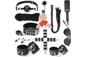 WreGmgg 11 Pezzi Regolabile Morbido Home Yoga Kit in Pelle con Elasticità, Adatto per Yoga, Regalo di Coppia - H