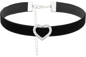JJDreams Sammet kraghalsband retro punk gotisk vintage sammetshalsband justerbara halsband för kvinnor och flickor, sammet, I