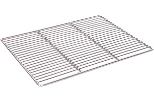 WIMI Grillrost 55 x 40 cm aus Edelstahl rostfrei und elektropoliert