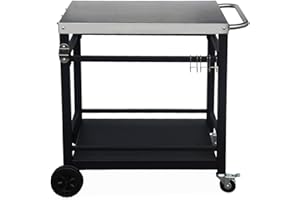 Alice's Garden sweeek - Mesa Plancha, Negra A 100 x P 65,5 x 76cm