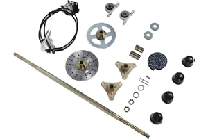 29 Tum Go Kart Bakre Live Axle Kit Komplett Montering med Skivbroms och 428 Kedja