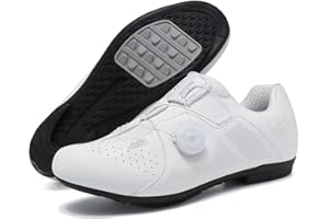 OBNOXI Men’s Performance Road Cycling Shoes - Lightweight, Breathable Design with Cleat Compatibility for Endurance Rides & All-Day Comfort