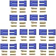GTIWUNG 10 Pairs of EC5 Banana Plug Bullet Connector Female+Male for RC ESC LIPO Battery/Motor, 5mm EC5 Device Connector Plug