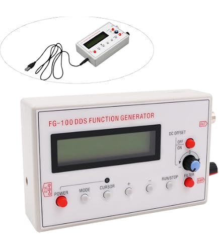 Generatore Di Segnale JDS2900-60M 2 Canali DDS - Per Forme D'onda Arbitrarie, Sinusoidi, Quadre, Impulsi - Interfaccia Intuitiva, Alimentazione Europea