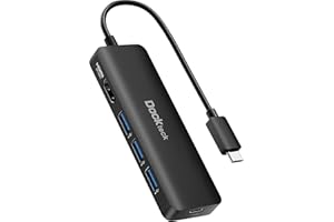 Dockteck USB C Hub HDMI Adapter, 5-w-1 Dock USB C Adapter do 3 USB-3.0, 4K 60Hz HDMI, 100W PD, do MacBook Pro/Air M1/M2, iPad Pro, iPad Mini 6, Surface Pro, Steam Deck Docking Station DD0008